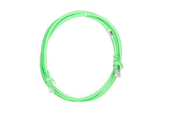 Патч-корд 2E САТ 5e, UTP, 1.20м, 26AWG, RJ45, 7/0.16, CCA, PVC, зелений (2E-PC5ECA-120GRN) [109854]