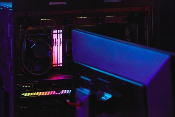 Пам'ять ПК Kingston DDR5 16GB KIT (8GBx2) 5200 FURY Beast RGB (KF552C40BBAK2-16) [103785]
