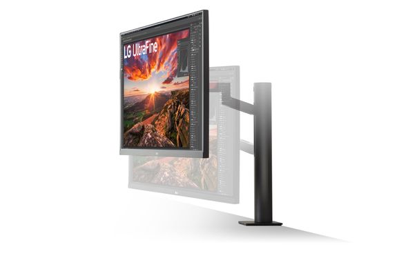 LG Монітор 31.5" 32UN880-B 2xHDMI, DP, USB-C, MM, IPS, 3840x2160, 95%DCI-P3, Pivot, HDR10 (32UN880-B)