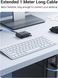 USB-хаб UGREEN CR113 USB 3.0 Hub 1m (Black) (UGR-20291) [803347], фото 4