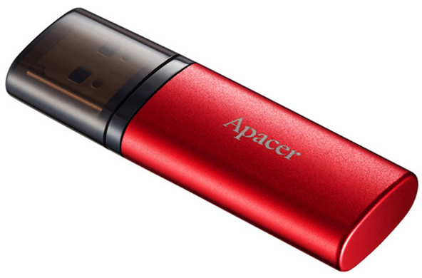 Накопичувач Apacer 128GB USB 3.2 Type-A AH25B Червоний (AP128GAH25BR-1) [108990]
