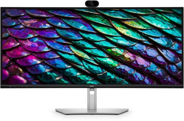 Монітор DELL 34" P3426WEB HDMI, DP, USB-C, RJ-45, MM, IPS, 3440x1440, 21:9, 100Hz, sRGB 99%, CURVED, HAS, Cam (210-BVHQ) [114100]