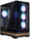 Корпус Zalman P40 Namu без БЖ, 2xUSB3.0, 1x Type C, 3x120мм ARGB Reverse, 1x120мм ARGB, VGA 420мм, LCS ready, TG Side/Front Panel, ATX, чорний (P40NAMUBLACK) [111334], фото 1