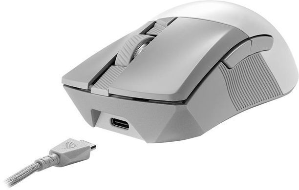 Миша бездротова Asus ROG Gladius III AimPoint RGB White (90MP02Y0-BMUA11) [606629]