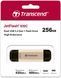 Накопичувач Transcend 256GB USB 3.2 Type-A + Type-C JetFlash 930 R420/W400MB/s Чорний (TS256GJF930C) [109024], фото 8