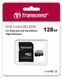 Карта пам'яті Transcend microSD 128GB C10 UHS-I U1 High Endurance (170TB) (TS128GUSD350V) [108902], фото 1