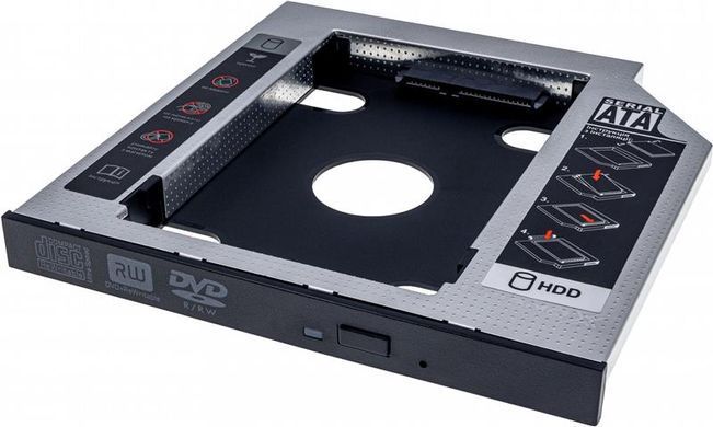 Адаптер Grand-X HDD 2.5" у відсік приводу ноутбука SATA/SATA3 (HDC-25C) [607023]