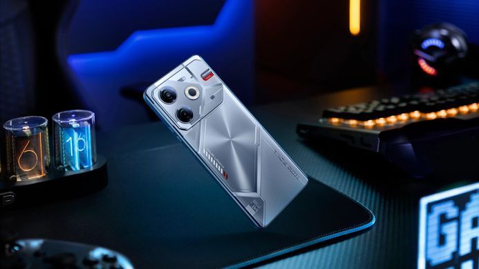 Смартфон TECNO POVA 6 NEO (LI6) 6.78" 8/256ГБ, 2SIM, 7000мА&bull;год, Starry Silver (4894947023637) [11245]