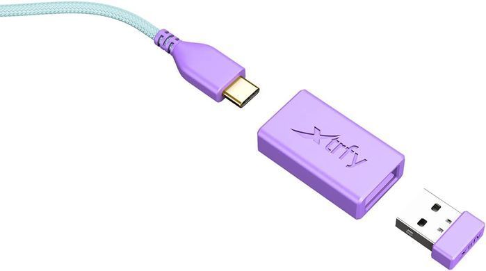 Миша Xtrfy M8, WL/USB-A, RGB, Frosty Mint (M8W-RGB-MINT) [104035]