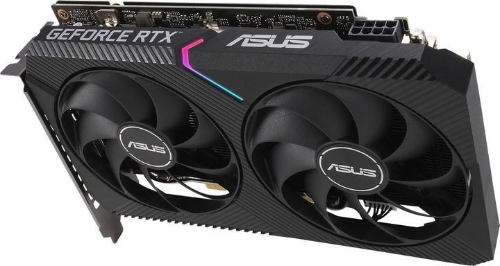 Відеокарта GF RTX 3060 12GB GDDR6 Dual OC V2 Asus (LHR) (DUAL-RTX3060-O12G-V2) [610946]