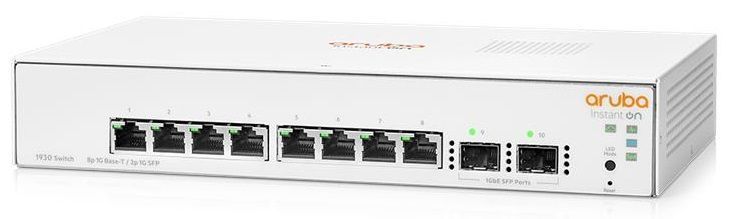 Комутатор HPE Aruba Instant On 1930, 8xGE, 2xGE SFP ports, LT Warranty (JL680A) [104928]