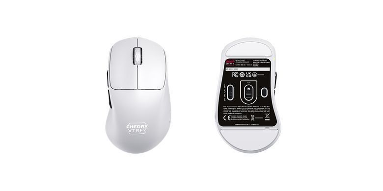 Миша Cherry Xtrfy M64 PRO, 8K, WL/USB-A, RGB, білий (CX-M64W-PRO-WHITE) [104158]