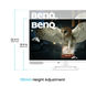 Монітор BENQ EW3290U WHITE (9H.LN4LJ.LBE) [302410], фото 9