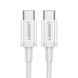 Кабель USB 2.0 Type-C M-M, 1.5 м, 60W Білий, ABS Cover US264 UGREEN (60519) [402386], фото 2