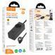 Мережевий подовжувач HOCO NS9 Wisdom 1-position (PD67W/3C1A) desktop socket (EU/GER) (2 m) Black (6942007638494) [802785], фото 2