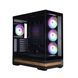 Корпус Zalman P40 Namu без БЖ, 2xUSB3.0, 1x Type C, 3x120мм ARGB Reverse, 1x120мм ARGB, VGA 420мм, LCS ready, TG Side/Front Panel, ATX, чорний (P40NAMUBLACK) [111334], фото 8