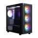 Корпус Zalman M4 SE без БЖ, 1xUSB3.0, 2xUSB2.0, 6x120мм FRGB, VGA 320мм, LCS ready, TG Side Panel, mATX, чорний (M4SEBLACK) [113936], фото 4