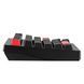 Клавіатура механічна Lemokey X4 84Key, Keychron Brown, USB-A, QMK/VIA, EN/UKR, Red led, чорний (X4-A3-UA) [103647], фото 12