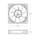 Вентилятор Arctic P8 Slim PWM PST Black (ACFAN00295A) [618295], фото 3