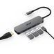 Хаб Acer 5in1 USB-С > 3xUSB-A3.0/HDMI/USB-C, 0.15м, сірий (HP.DSCAB.021) [112433], фото 3