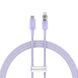 Кабель Baseus Explorer Series Fast Charging Cable with Smart Temperature Control Type-C to iP 20W 1m Purple (CATS010205) [802601], фото 1