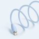 Кабель Baseus Jelly Liquid Silica Gel Fast Charging Data Cable USB to iP 2.4A 2m Blue (CAGD000103) [802338], фото 8
