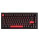 Клавіатура механічна Lemokey X4 84Key, Keychron Brown, USB-A, QMK/VIA, EN/UKR, Red led, чорний (X4-A3-UA) [103647], фото 2