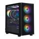 Корпус Zalman M4 SE без БЖ, 1xUSB3.0, 2xUSB2.0, 6x120мм FRGB, VGA 320мм, LCS ready, TG Side Panel, mATX, чорний (M4SEBLACK) [113936], фото 2