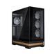 Корпус Zalman P40 Namu без БЖ, 2xUSB3.0, 1x Type C, 3x120мм ARGB Reverse, 1x120мм ARGB, VGA 420мм, LCS ready, TG Side/Front Panel, ATX, чорний (P40NAMUBLACK) [111334], фото 2