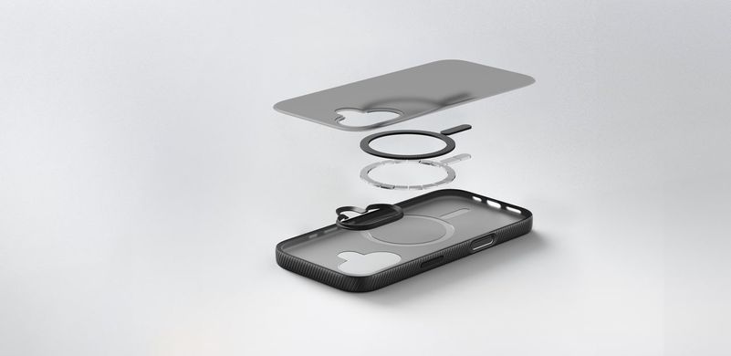 Чохол Belkin для iPhone 17, Magnetic Protective Grip, Black (MSA034HQBK) [111898]