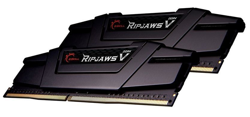 Модуль пам`ятi DDR4 2x8GB/3200 G.Skill Ripjaws V Black (F4-3200C16D-16GVKB) [606135]