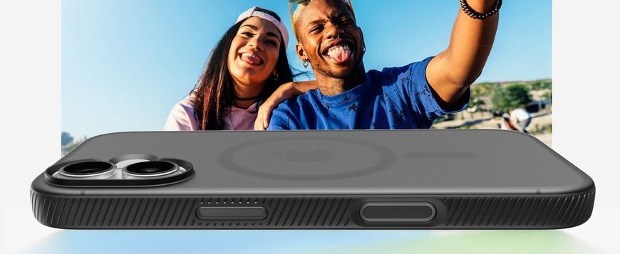 Чохол Belkin для iPhone 17, Magnetic Protective Grip, Black (MSA034HQBK) [111898]
