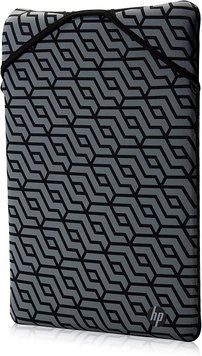Чохол для ноутбука HP, Reversible Protective, 15", неопрен, чорний/геометричний (2F2L0AA) [103253]