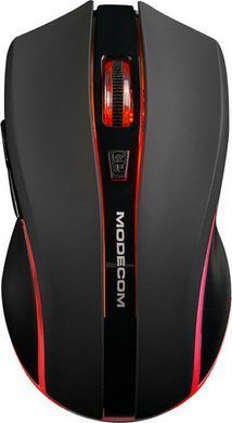 Мишка Modecom MC-WRM1, бездротова, зарядка, 3кн., 1600dpi, чорна (M-MC-WRM1-100) [401145]