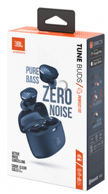 Гарнітура JBL TUNE BUDS Blue (JBLTBUDSBLU) [201268]