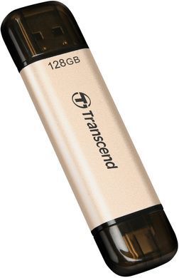 Накопичувач Transcend 128GB USB 3.2 Type-A + Type-C JetFlash 930 R420/W400MB/s Чорний (TS128GJF930C) [109025]
