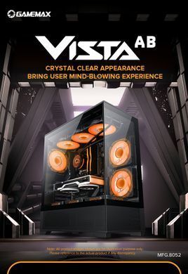 Корпус для ПК GAMEMAX (Vista AB) [303345]