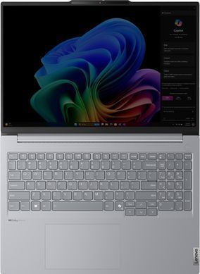 Ноутбук Lenovo ThinkBook 16-G7 16" WUXGA IPS AG, Snapdragon X Plus X1P-42-100, 16GB, F512GB, UMA, Win11P, сірий (21NH0000RA) [100789]