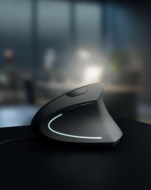 Мишка Sandberg Wired Vertical Mouse Pro 2400 dpi.6кн.1.5м чорна (630-14) [401311]