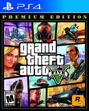 Гра консольна PS4 Grand Theft Auto V Premium Edition, BD диск (5026555424271) [106170]