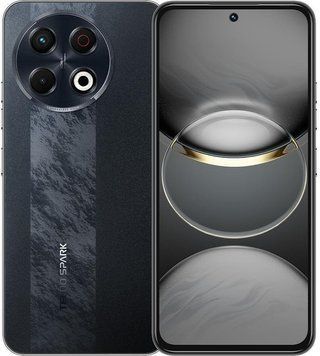 Смартфон TECNO Spark 30 PRO (KL7) 6.78" 8/128ГБ, 2SIM, 5000мА&bull;год, Obsidian Edge (4894947047435) [11297]
