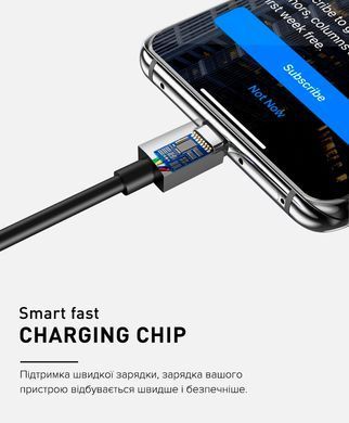 Кабель Luxe Cube USB - Lightning (M/M), 3 А, 1 м, білий (7775557575228) [603797]