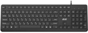 Клавіатура мембранна 2E KS405 104key, USB-A, EN/UK, чорний (2E-KS405UBK_UA) [114325]