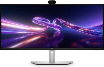 Монітор DELL 34" P3426WEV HDMI, DP, USB-C, RJ-45, IPS, 3440x1440, 21:9, 100Hz, sRGB 99%, CURVED, HAS, Cam (210-BVHT) [114101]