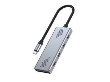 USB-хаб Gembird USB Type-C 4-в-1 (UHB-CM-U310-C4-01) [619081]