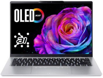 Ноутбук Acer Swift Go 14 SFG14-74 14" WUXGA OLED, Intel U9-285H, 32GB, F1TB, UMA, Win11, сріблястий (NX.JCWEU.003) [100739]