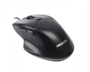 Миша Maxxter Black (Mc-6B01) [606428]
