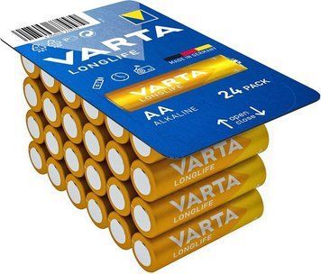 Батарейка Varta Longlife лужна AA блістер, 24 шт (04106301124) [113348]