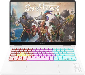 Ноутбук HP OMEN 14-fb0000ua 14" 2.8K OLED, Intel U9-185H, 32GB, F2048GB, NVD4070-8, DOS, білий (AQ8P4EA) [10383]