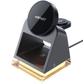 Зарядний пристрій Wireless QI 3in1 15W E17 Acefast (6974316282815) [402172]